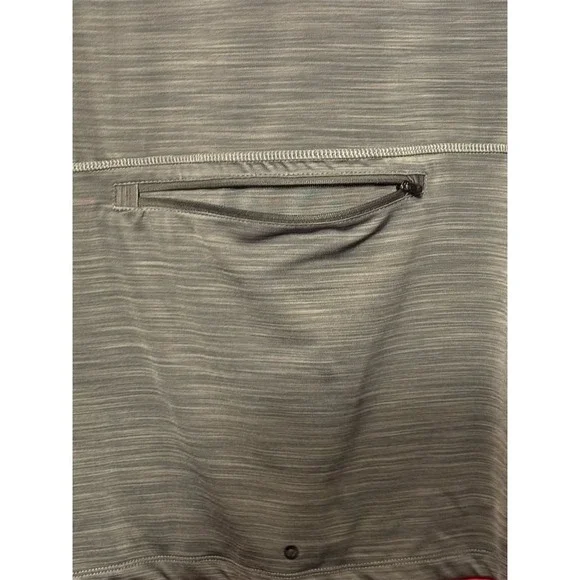 Hang Ten Men's Gray Long Sleeve Shirt XXL UV Protection Zipper Pocket - Picture 3 of 5